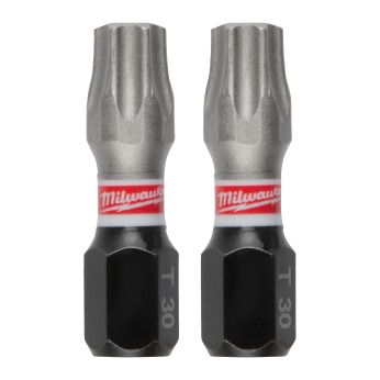 MILWAUKEE Šroubovací bity TX 30 x 25 mm SHOCKWAVE Impact Duty (3 ks) 4932500366