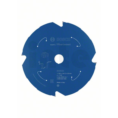 BOSCH Pilový kotouč Expert for Fibre Cement pro akumulátorové pily 165×1,8/1,2×20 T4 2608644555