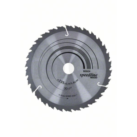 BOSCH Pilový kotouč Speedline Wood 2608640807