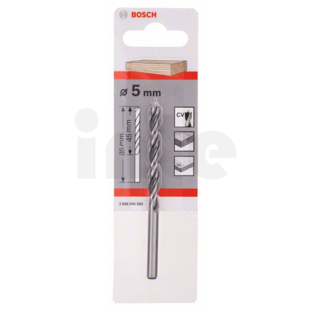 BOSCH Standardní spirálový vrták do dřeva 2608596302