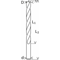 BOSCH Standardní spirálový vrták do dřeva 2608596303