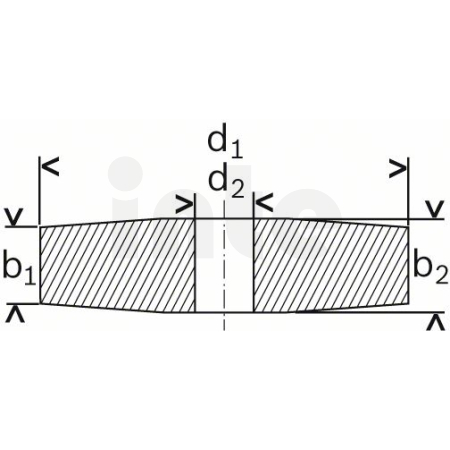 BOSCH Brusný kotouč pro rovinné brusky 1608600059