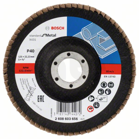 BOSCH Lamelový brusný kotouč X431, Standard for Metal 2608603656