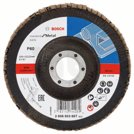 BOSCH Lamelový brusný kotouč X431, Standard for Metal 2608603657