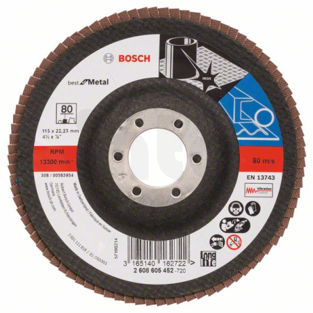 BOSCH Lamelový brusný kotouč X571, Best for Metal 2608605452