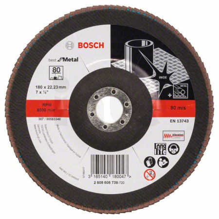 BOSCH Lamelový brusný kotouč X571, Best for Metal 2608606739