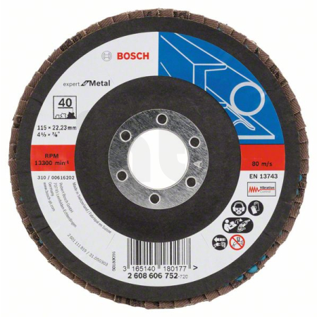 BOSCH Lamelový brusný kotouč X551, Expert for Metal 2608606752