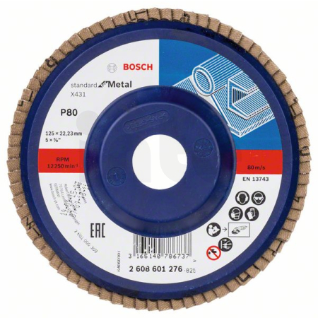 BOSCH Lamelový brusný kotouč X431, Standard for Metal 2608601276