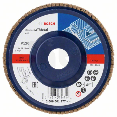 BOSCH Lamelový brusný kotouč X431, Standard for Metal 2608601277