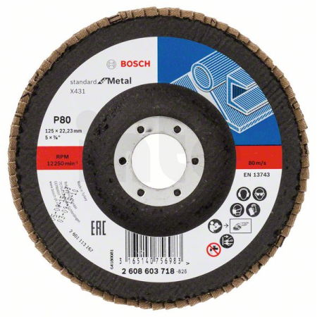 BOSCH Lamelový brusný kotouč X431, Standard for Metal 2608603718