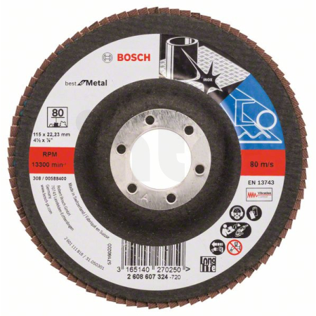 BOSCH Lamelový brusný kotouč X571, Best for Metal 2608607324