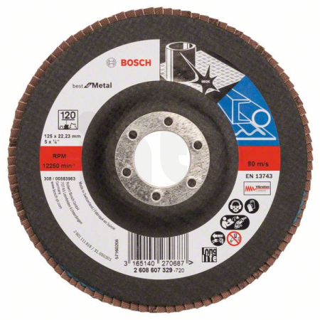 BOSCH Lamelový brusný kotouč X571, Best for Metal 2608607329