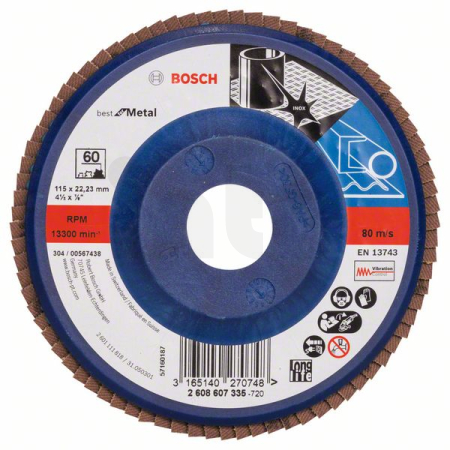 BOSCH Lamelový brusný kotouč X571, Best for Metal 2608607335