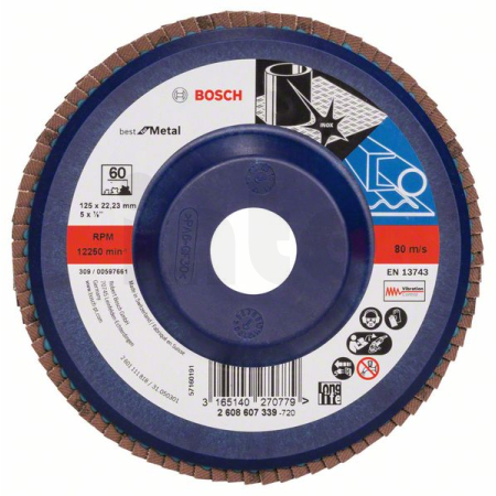 BOSCH Lamelový brusný kotouč X571, Best for Metal 2608607339