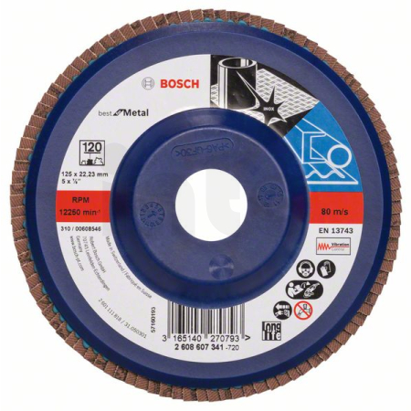 BOSCH Lamelový brusný kotouč X571, Best for Metal 2608607341