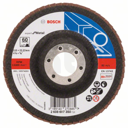 BOSCH Lamelový brusný kotouč X551, Expert for Metal 2608607350