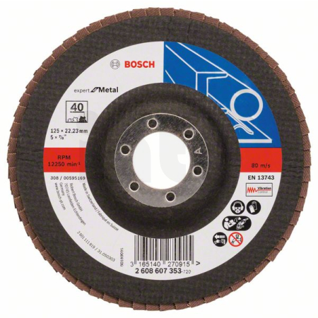 BOSCH Lamelový brusný kotouč X551, Expert for Metal 2608607353