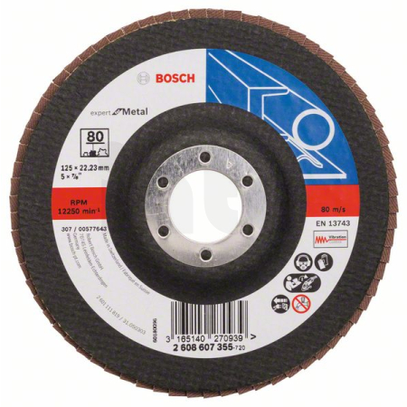 BOSCH Lamelový brusný kotouč X551, Expert for Metal 2608607355