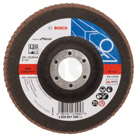 BOSCH Lamelový brusný kotouč X551, Expert for Metal 2608607356
