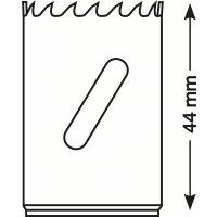 BOSCH Děrovka HSS-bimetal pro standardní adaptér 2608580431