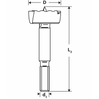 BOSCH Forstnerův vrták 12 mm 2608577001