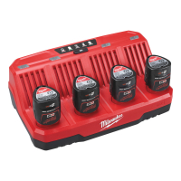 MILWAUKEE M12 C4 M12™ nabíječka s 4 porty 4932430555