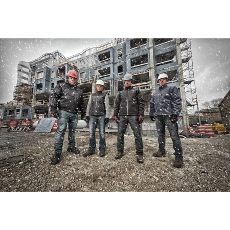 MILWAUKEE M12™ Černá vyhřívaná mikina s kapucí 4933464348