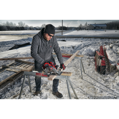 MILWAUKEE M12™ Šedá vyhřívaná mikina s kapucí 4933464352