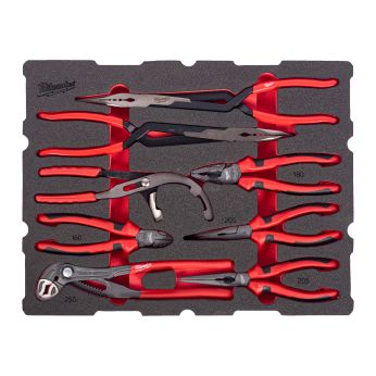 MILWAUKEE Sada kleští v pěnové vložce PACKOUT™ 8 ks 4932501878