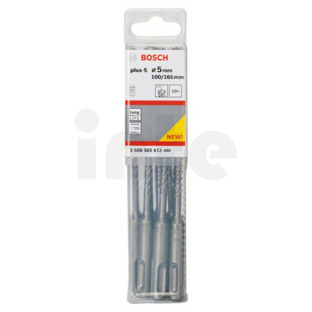 BOSCH Vrták do kladiv SDS plus-5, 10 ks 2608585613