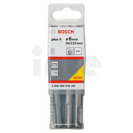 BOSCH Vrták do kladiv SDS plus-5, 10 ks 2608585616