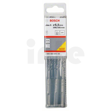BOSCH Vrták do kladiv SDS plus-5, 10 ks 2608585619