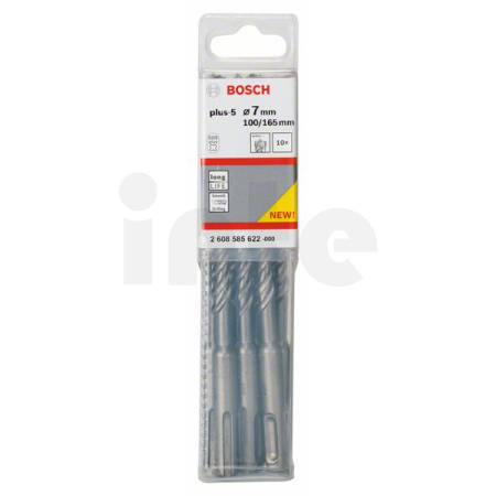 BOSCH Vrták do kladiv SDS plus-5, 10 ks 2608585622