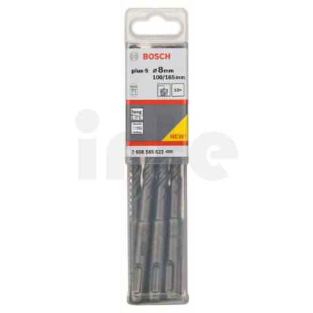 BOSCH Vrták do kladiv SDS plus-5, 10 ks 2608585623