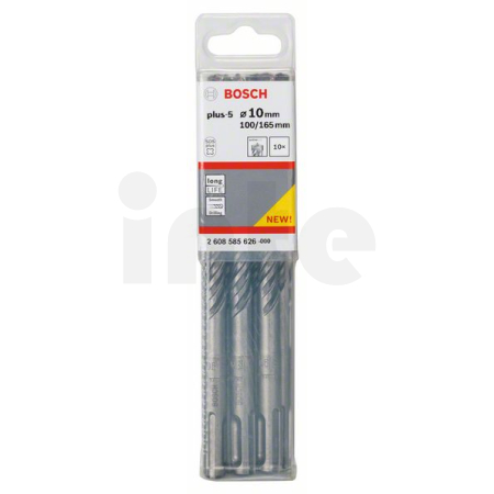 BOSCH Vrták do kladiv SDS plus-5, 10 ks 2608585626