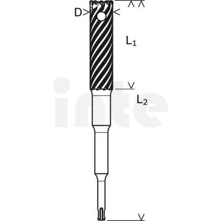 BOSCH Rebar Cutter čtyřbřitý, SDS plus-9 2608586995