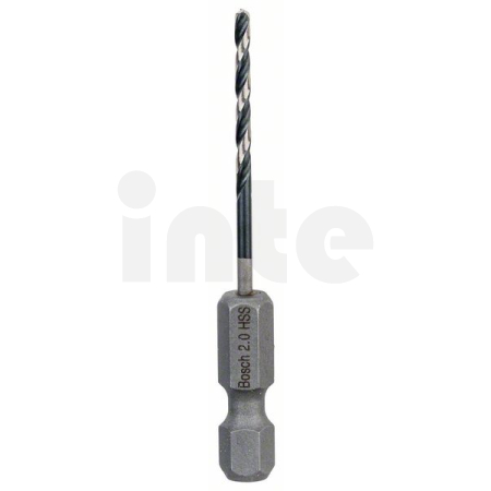 BOSCH Spirálový vrták s šestihrannou stopkou HSS 2,0 mm 2608577045