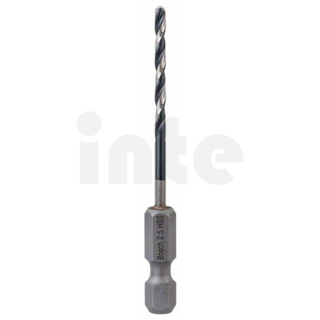 BOSCH Spirálový vrták s šestihrannou stopkou HSS 2,5 mm 2608577047