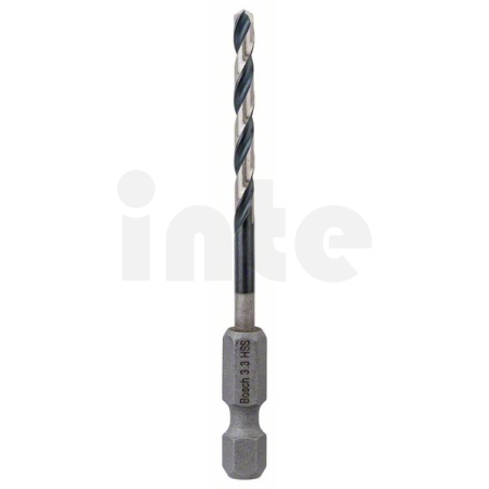 BOSCH Spirálový vrták s šestihrannou stopkou HSS 3,3 mm 2608577050
