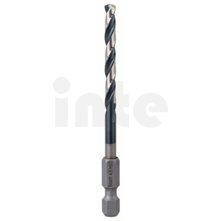 BOSCH Spirálový vrták s šestihrannou stopkou HSS 4,5 mm 2608577055
