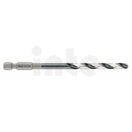 BOSCH Spirálový vrták s šestihrannou stopkou HSS 5,5 mm 2608577057