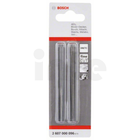 BOSCH Hoblovací nůž 82 mm, rovný, karbid wolframu, 40°. 2607000096