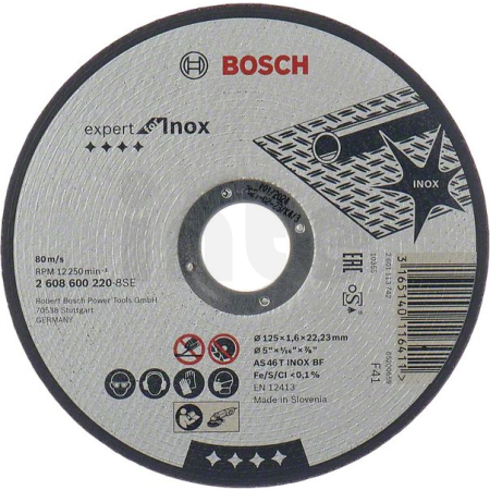BOSCH Dělicí kotouč rovný Expert for Inox 2608600220
