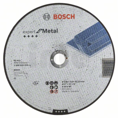 BOSCH Dělicí kotouč rovný Expert for Metal 2608600324