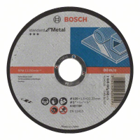 BOSCH Dělicí kotouč rovný Standard for Metal 2608603165