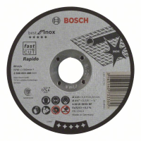BOSCH Dělicí kotouč rovný Best for Inox – Rapido 2608603486