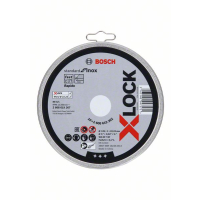 BOSCH Plochý řezný kotouč Standard for Inox systému X-LOCK, 125×1×22,23 mm 2608619262