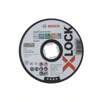 BOSCH Ploché řezné kotouče Multi Material systému X-LOCK, 125×1×22,23 2608619269