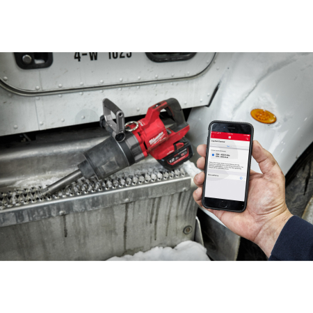 MILWAUKEE M18 ONEFHIWF1D M18 FUEL™ ONE-KEY™ 1″ rázový utahovák D-rukojeť, pojistný kroužek a prodloužené vřeteno 4933471756