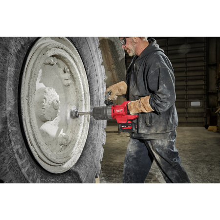 MILWAUKEE M18 ONEFHIWF1D M18 FUEL™ ONE-KEY™ 1″ rázový utahovák D-rukojeť, pojistný kroužek a prodloužené vřeteno 4933471756